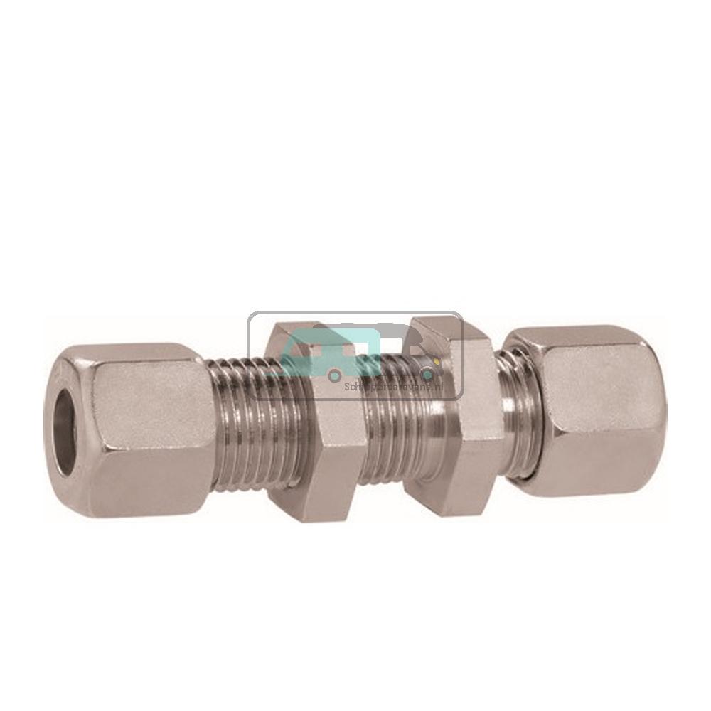 Wandoorvoerkoppeling 8x8mm