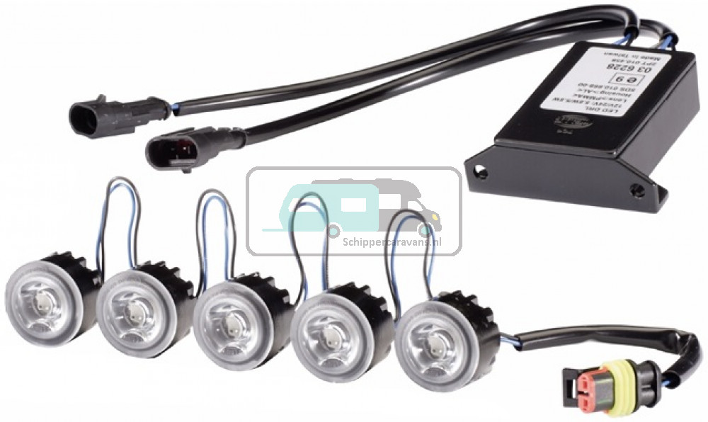 Hella Dagrijverlichtingsset LEDayFlex 5 LEDs 12/24V