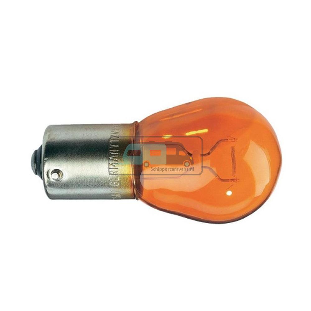 Hella Halogeen-Gloeilamp PY21W 12V/21W Oranje