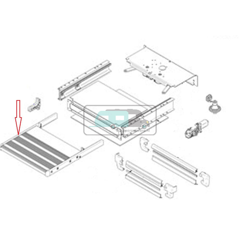 Thule Slide-Out Tree Plank 700 2012