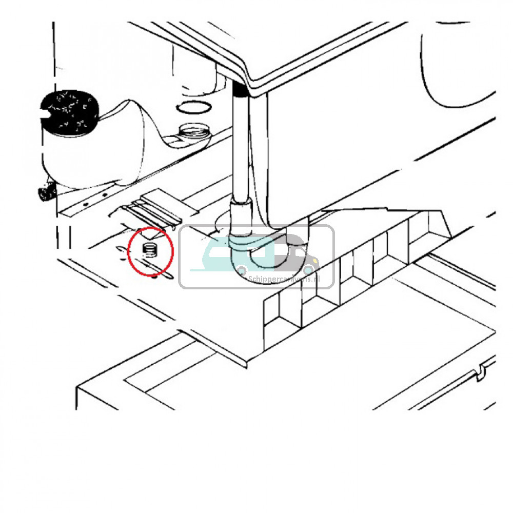 Veer van vasthoudklem