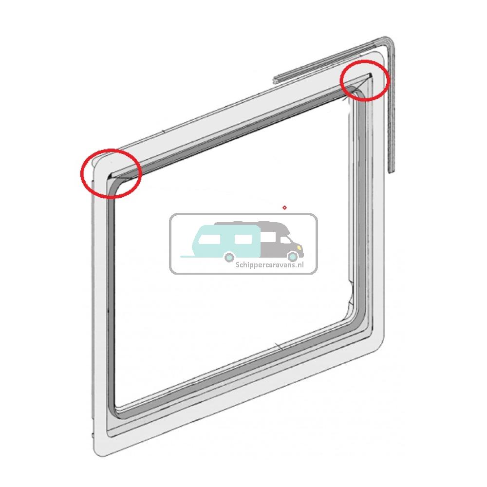Dometic S6 Eindkappen set BG0070Z