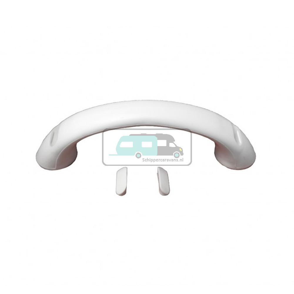 Rangeergreep Ovaal 16.8cm Wit