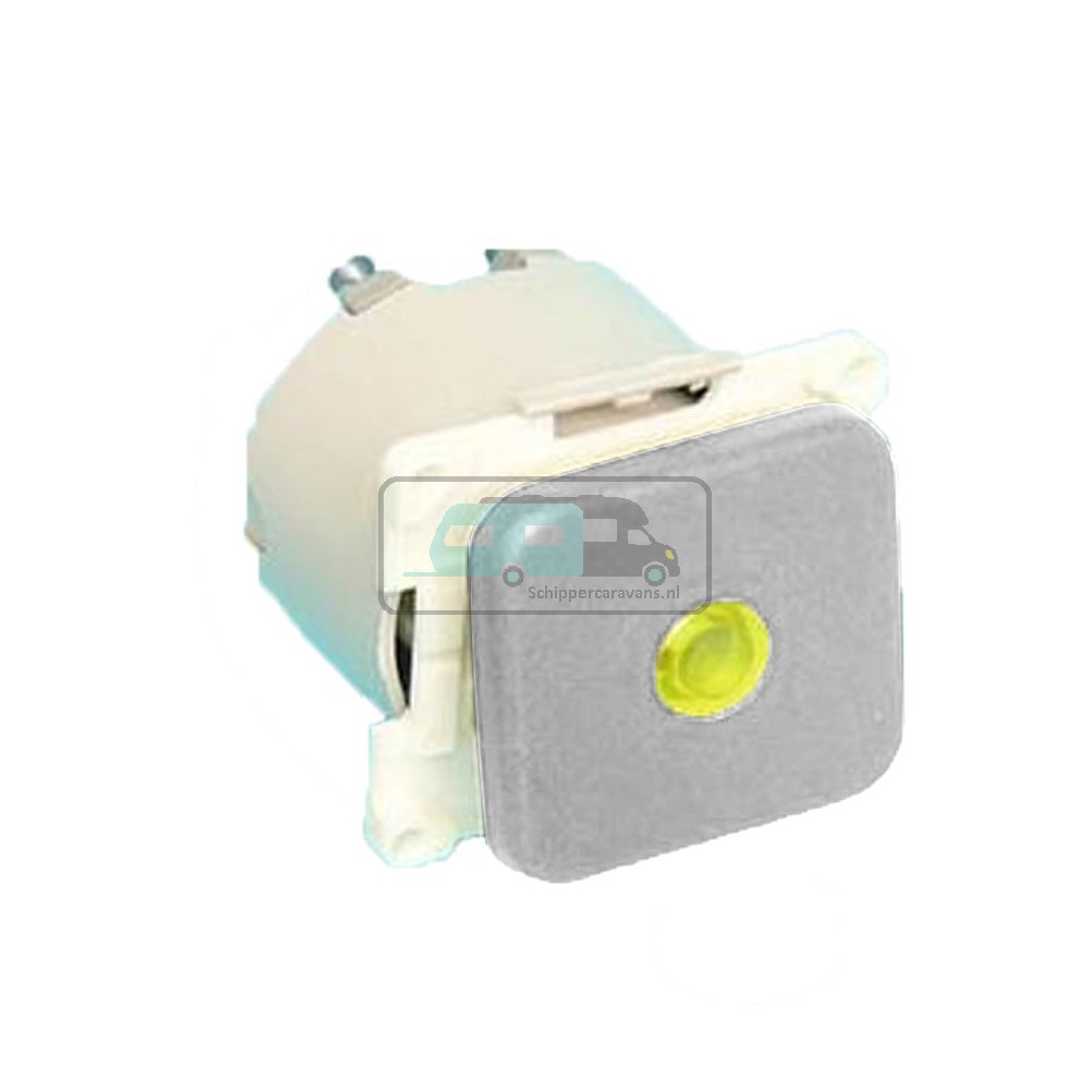 Presto Wipschakelaar met Lampje Inbouw Grijs S-10.000