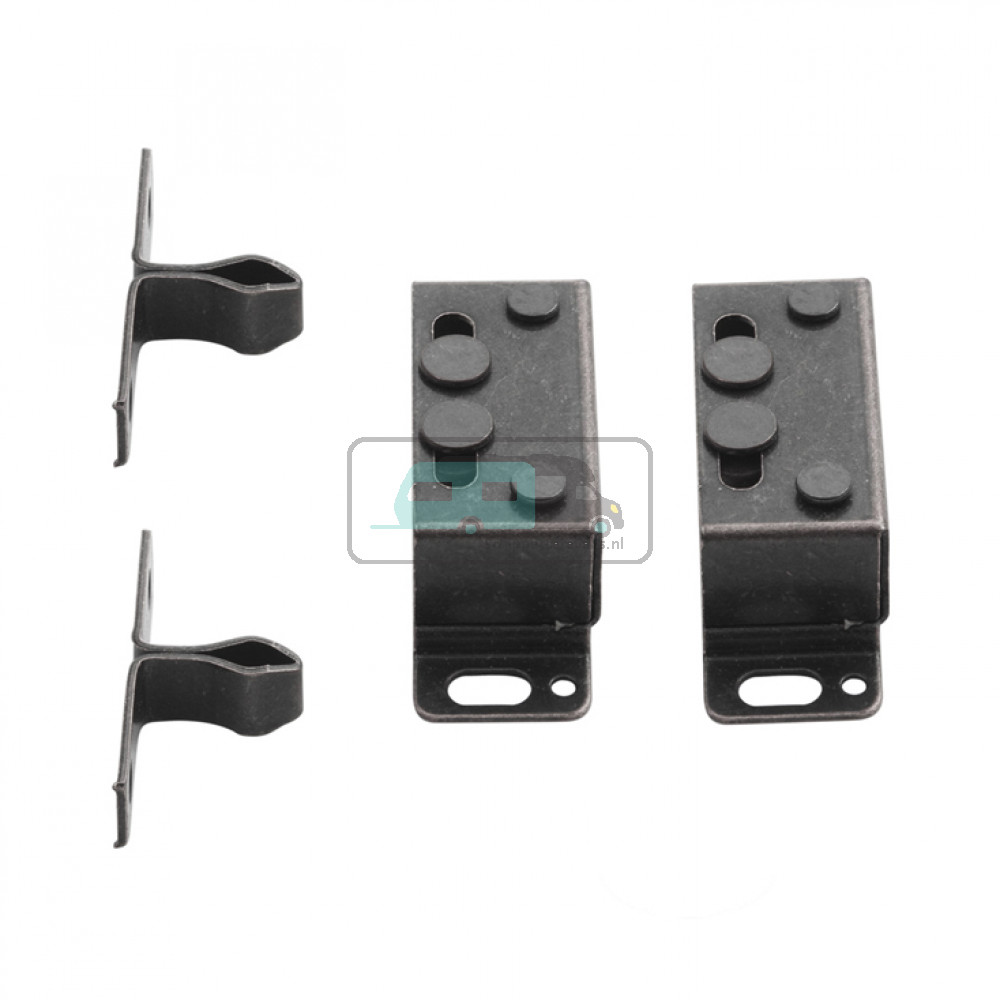 Dubbele rolsnapper metaal brons