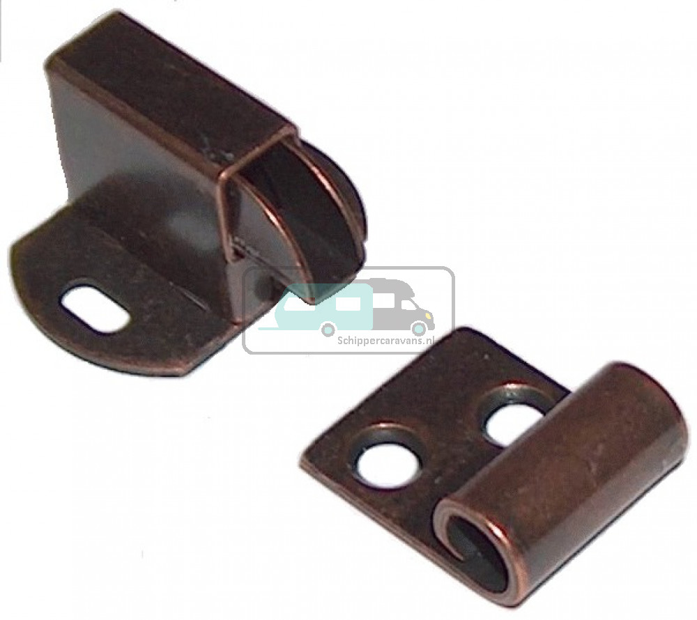 Uniquesnapper metaal, kleur brons à 2 stuks