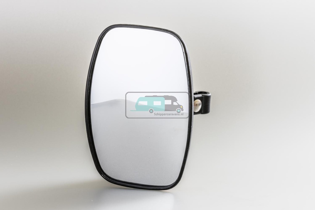 Emuk Spiegelkop XL Zwart 200 x 140mm