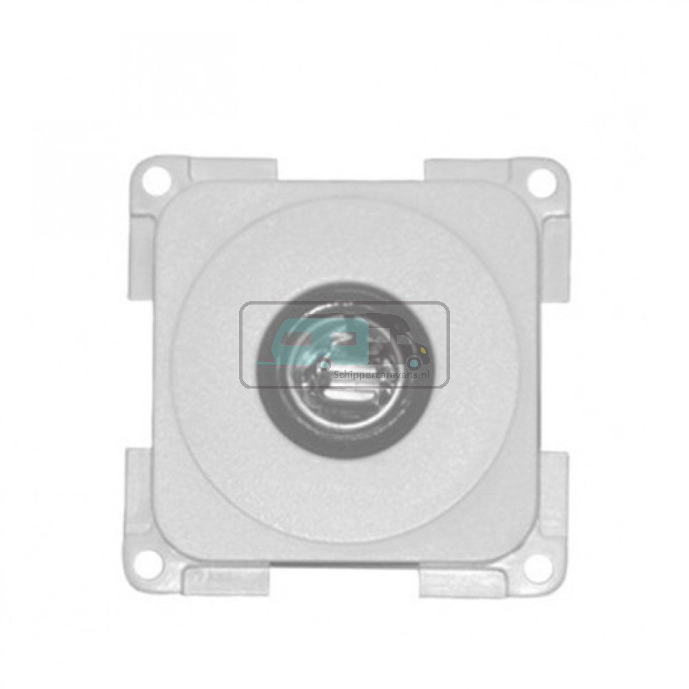 Presto Contactdoos 12V 2-Polig Inbouw S-10.000 Grijs