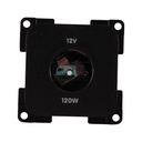 Presto Contactdoos 12V Groot Inbouw S-10.000 Zwart