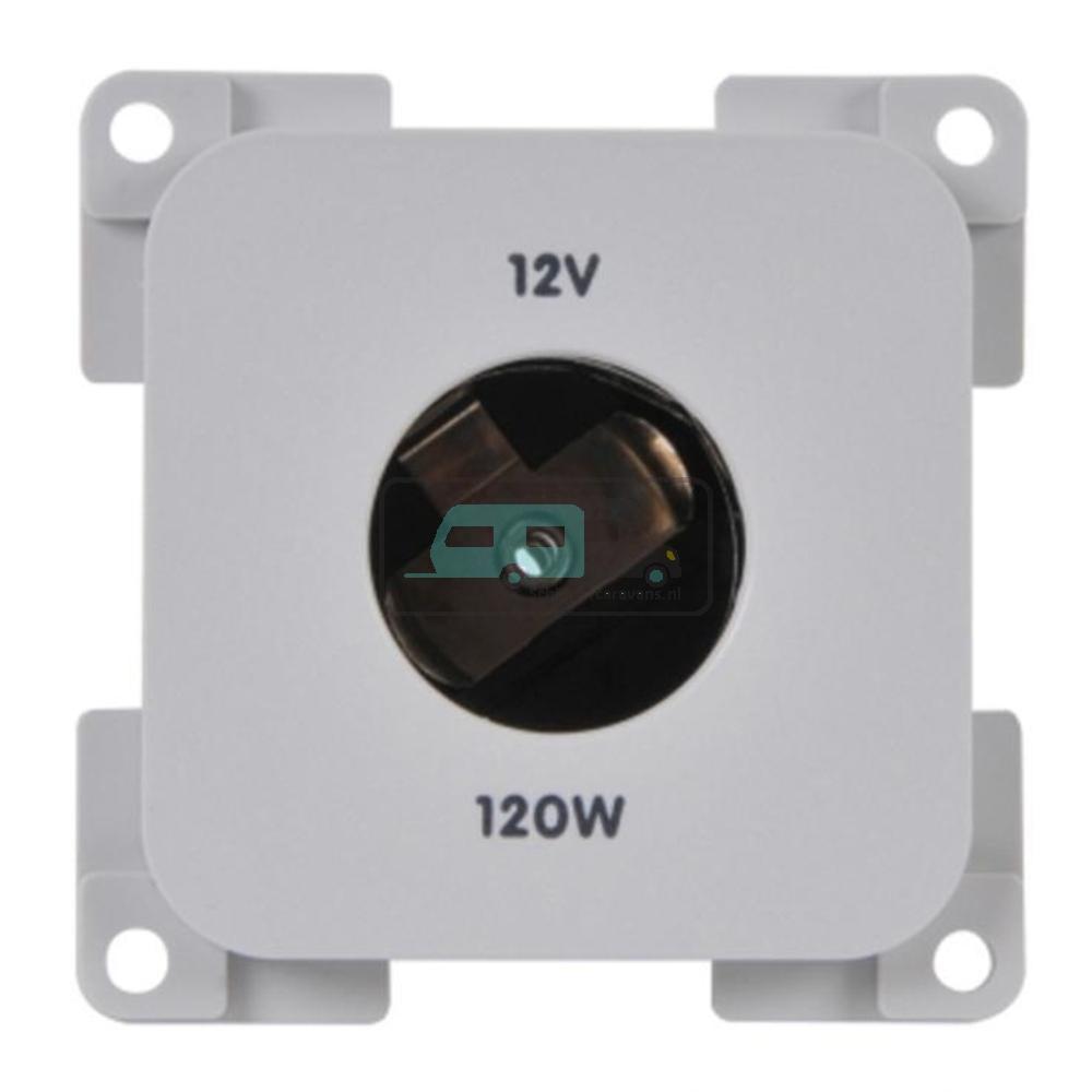 Presto Contactdoos 12V Groot Inbouw S-10.000 Grijs