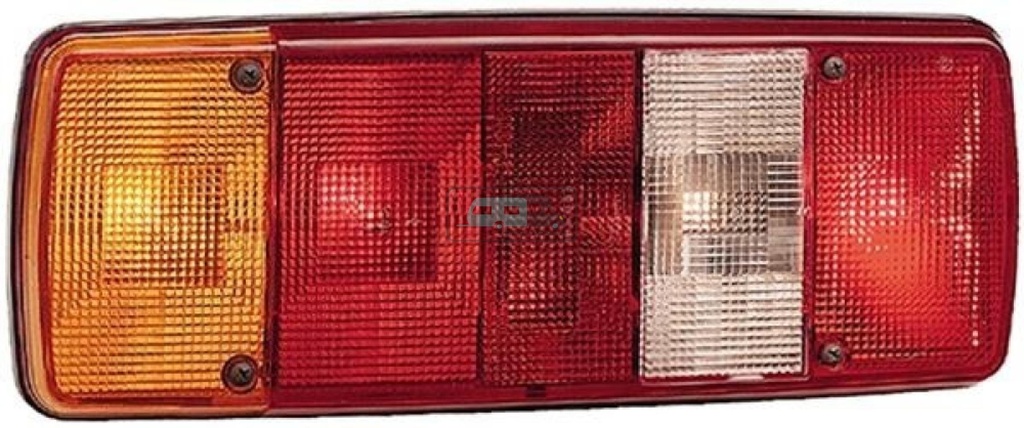 Hella Achterlicht Rem/ Knipper/ Mist/ Achteruitrij/ Reflector 5-Vaks Inbouw Links 12/24V