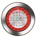 Jokon Knipper/ Rem/ Achterlicht LED 735 Rond Wit/Rood
