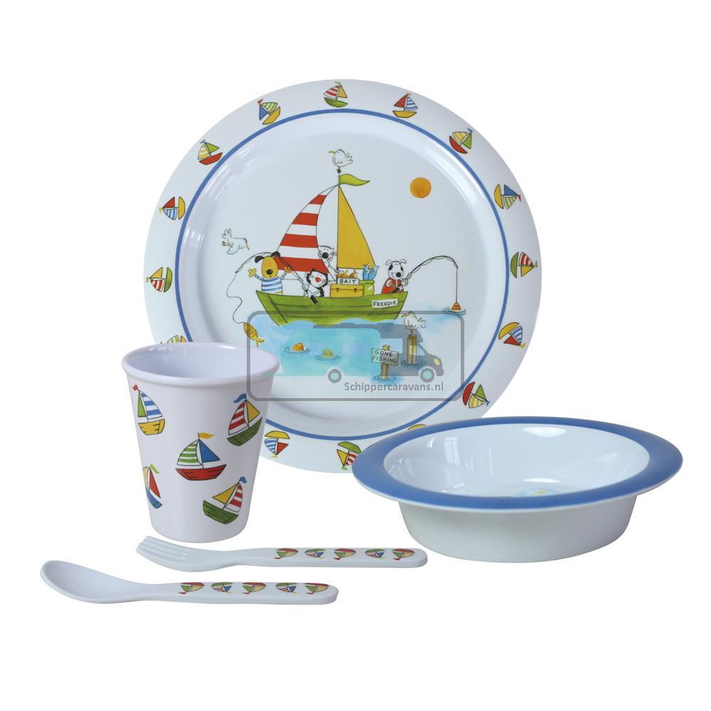 Kinderservies Freddies Boot