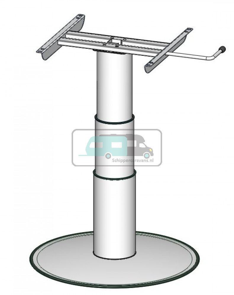 Ilse Vrijstaande Lifttafelpoot 7037 G06 32/69.5cm
