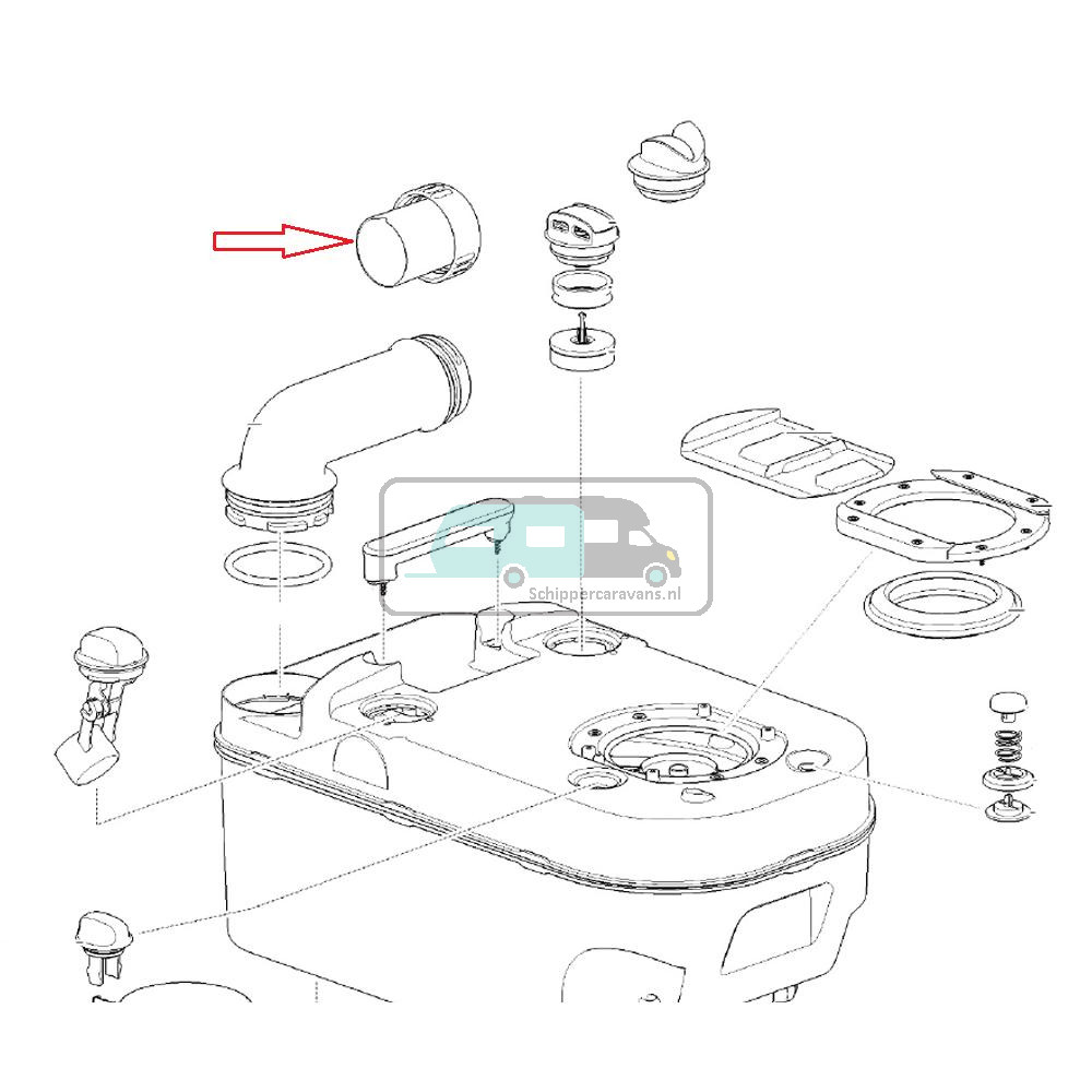 Thetford C220 Dosseer Dop