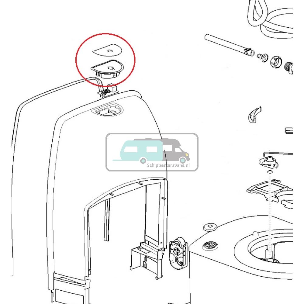 Thetford C223CS Control Paneel