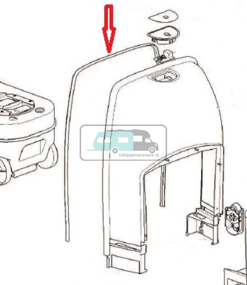 Thetford C223CS Muur Seal Rubber