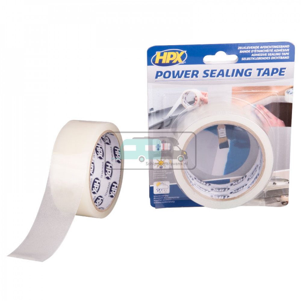 HPX Power Sealing Tape Semi-Transparant 1.5m