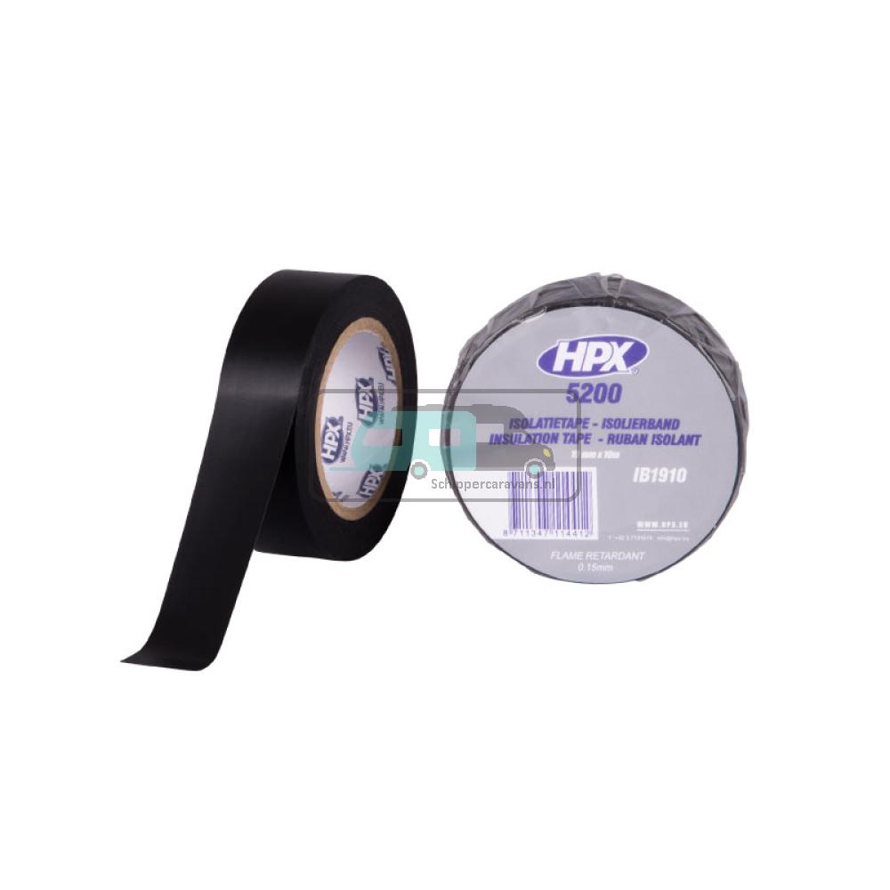 HPX PVC Isolatietape 10mtrx19mm Zwart
