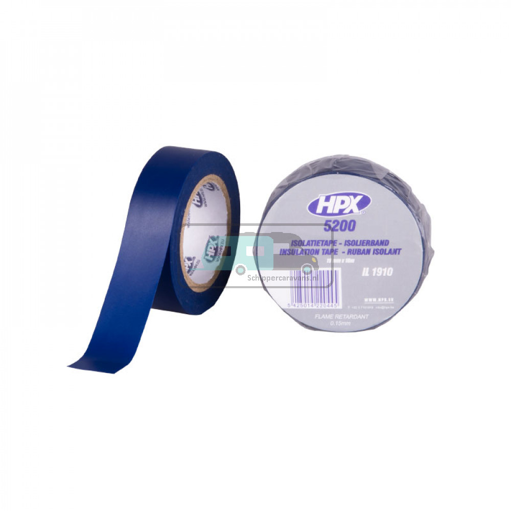 HPX PVC Isolatietape 10mtrx19mm Blauw