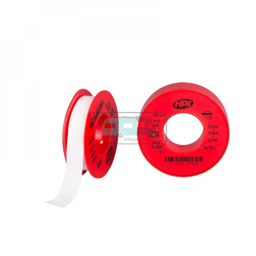 HPX PTFE Gasafdichtingstape 12mtrx12mm