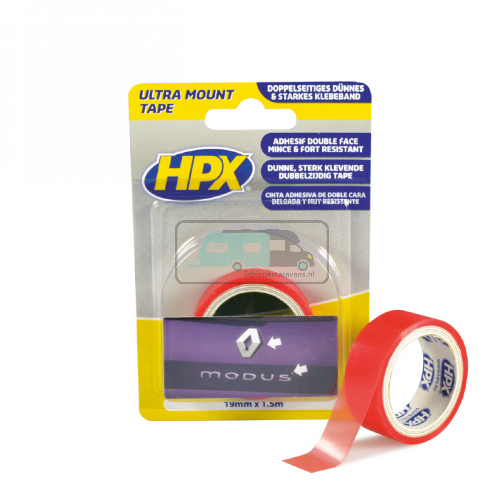 HPX Ultra Mount Tape Transparant 1.5m
