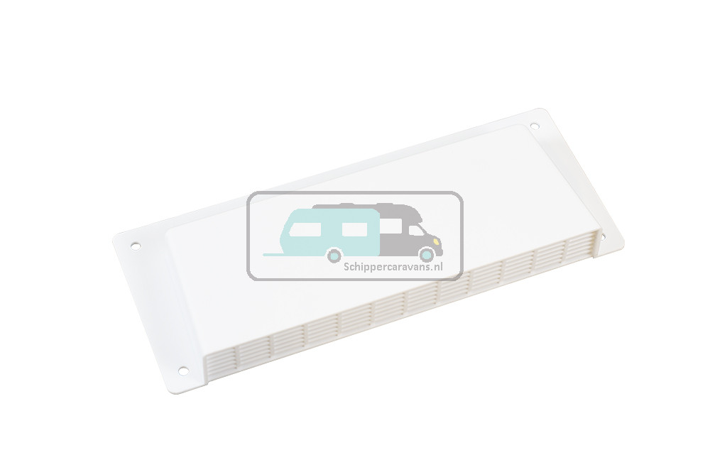 Ventilatierooster Wit opbouw 21x8.5cm