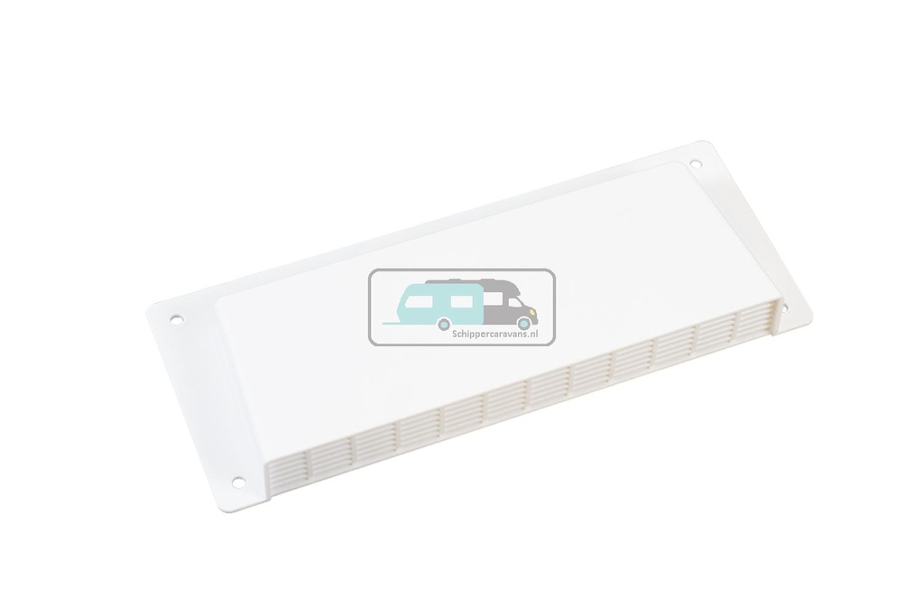 Ventilatierooster Wit opbouw 21x8.5cm
