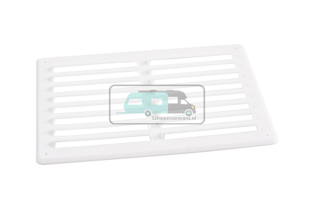 Ventilatierooster Wit opbouw 24.5x17cm