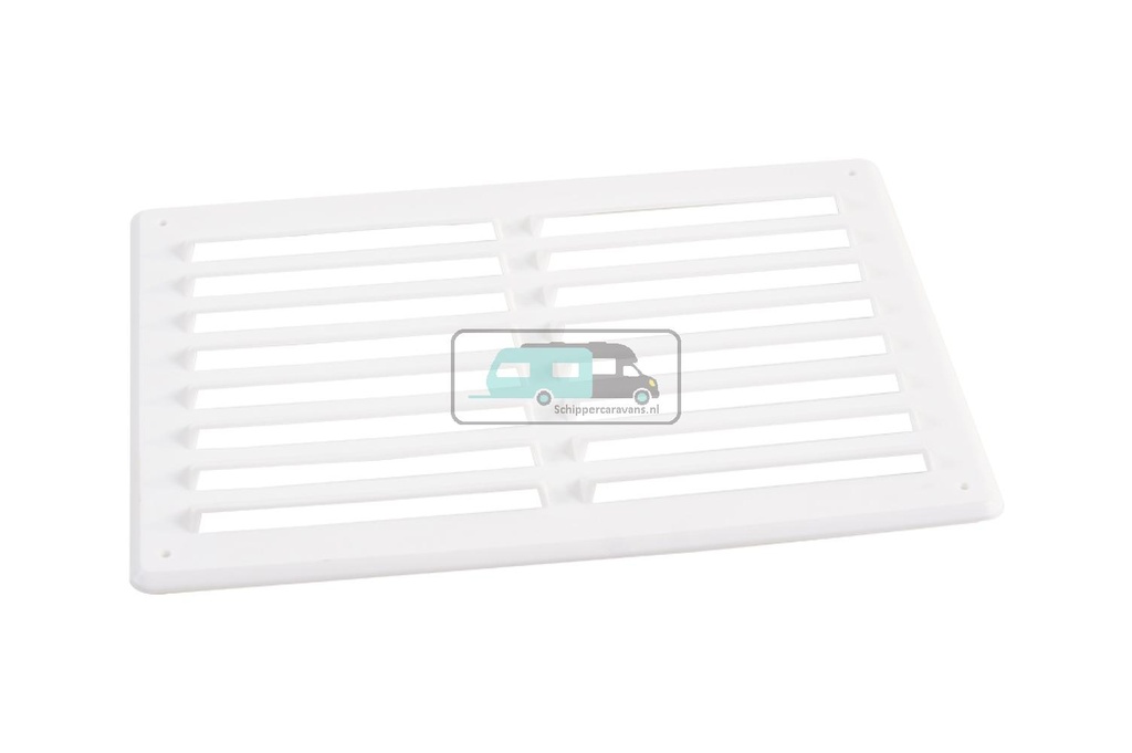 Ventilatierooster Wit opbouw 24.5x17cm