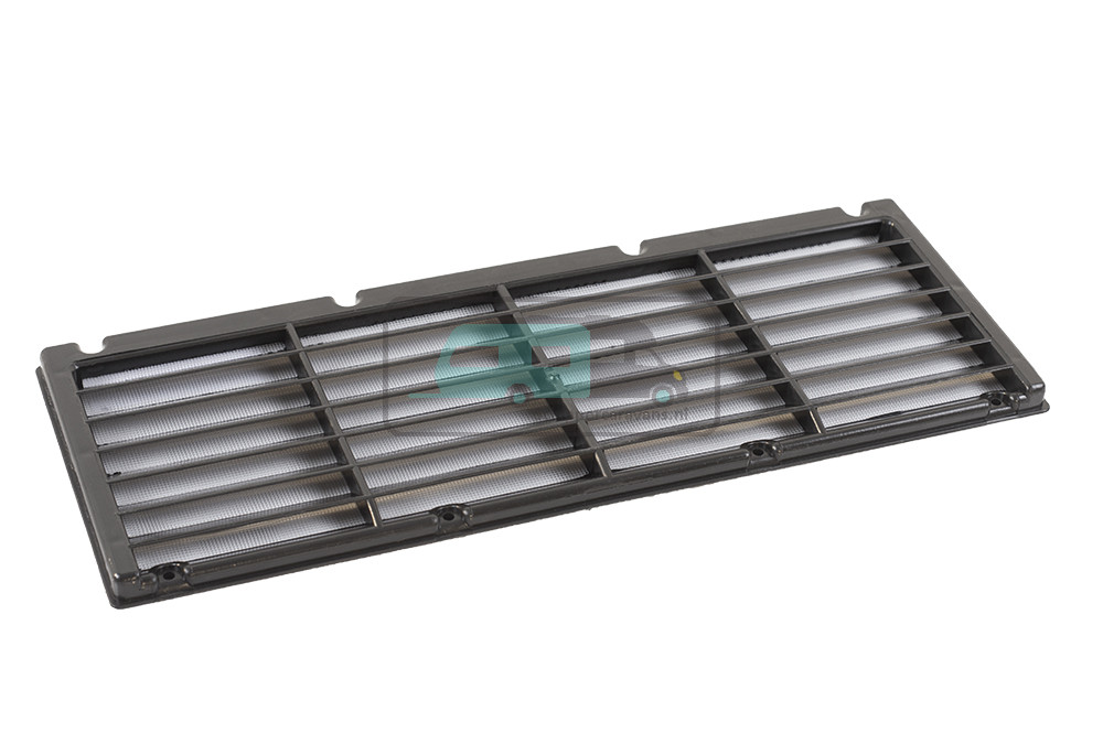 MPK Koelkastrooster Zwart 36.5x13.7cm