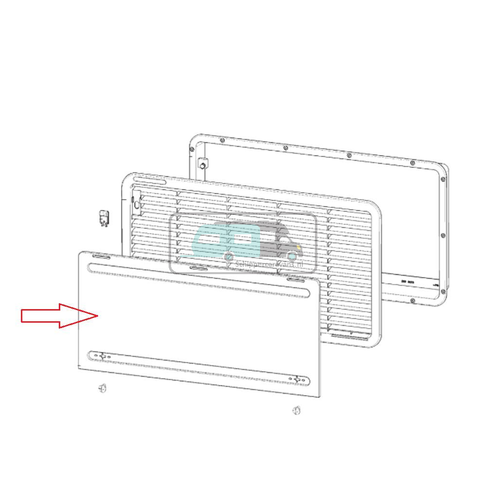 Dometic Winterafdekkap Wit L300