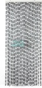 Arisol Chenille Gordijn 56x200 Grijs/Wit