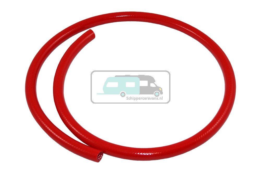 Waterslang Warm Rood Gewapend 10x14mm 2.5mtr