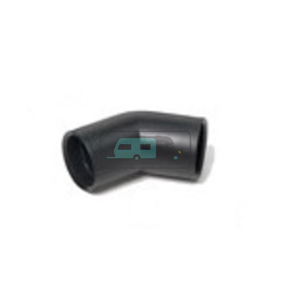 Reich Hoekstuk 45 graden PE Zwart