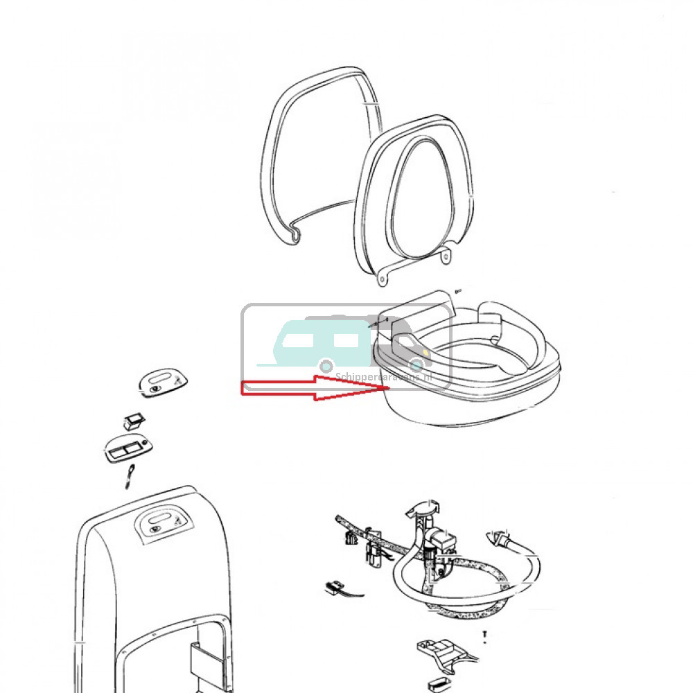 Thetford Toilet Bowl C200