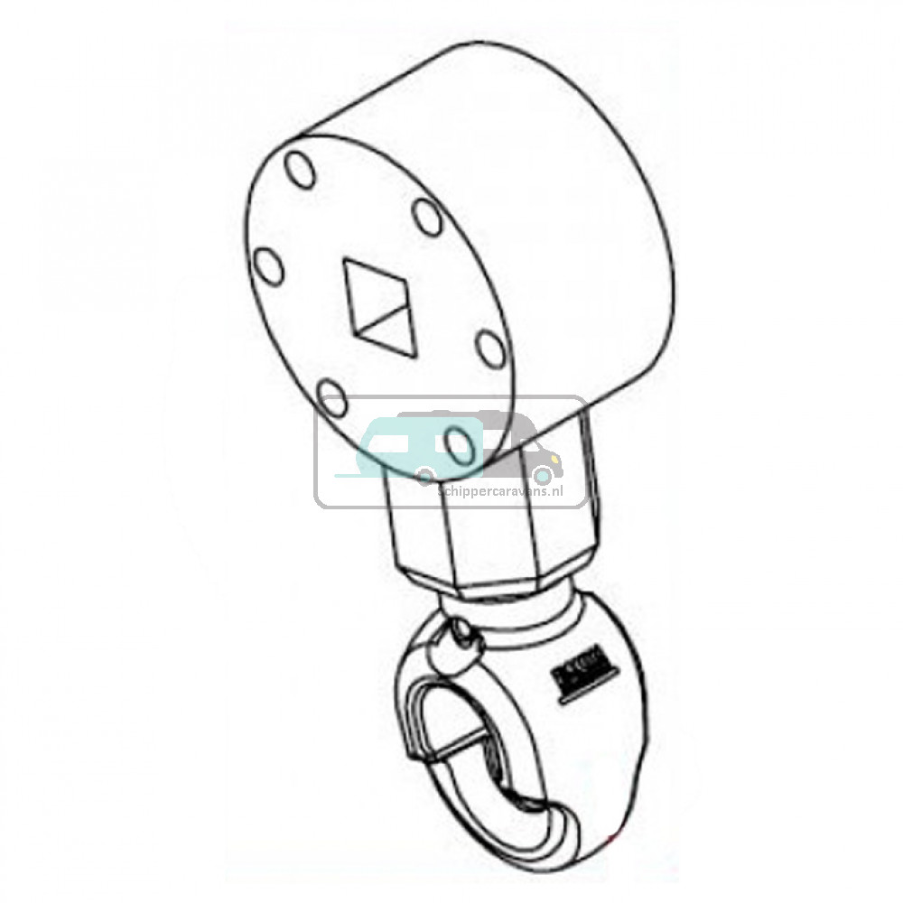 Fiamma opdraaimechanisme F45I/F45TI/F1 luifel