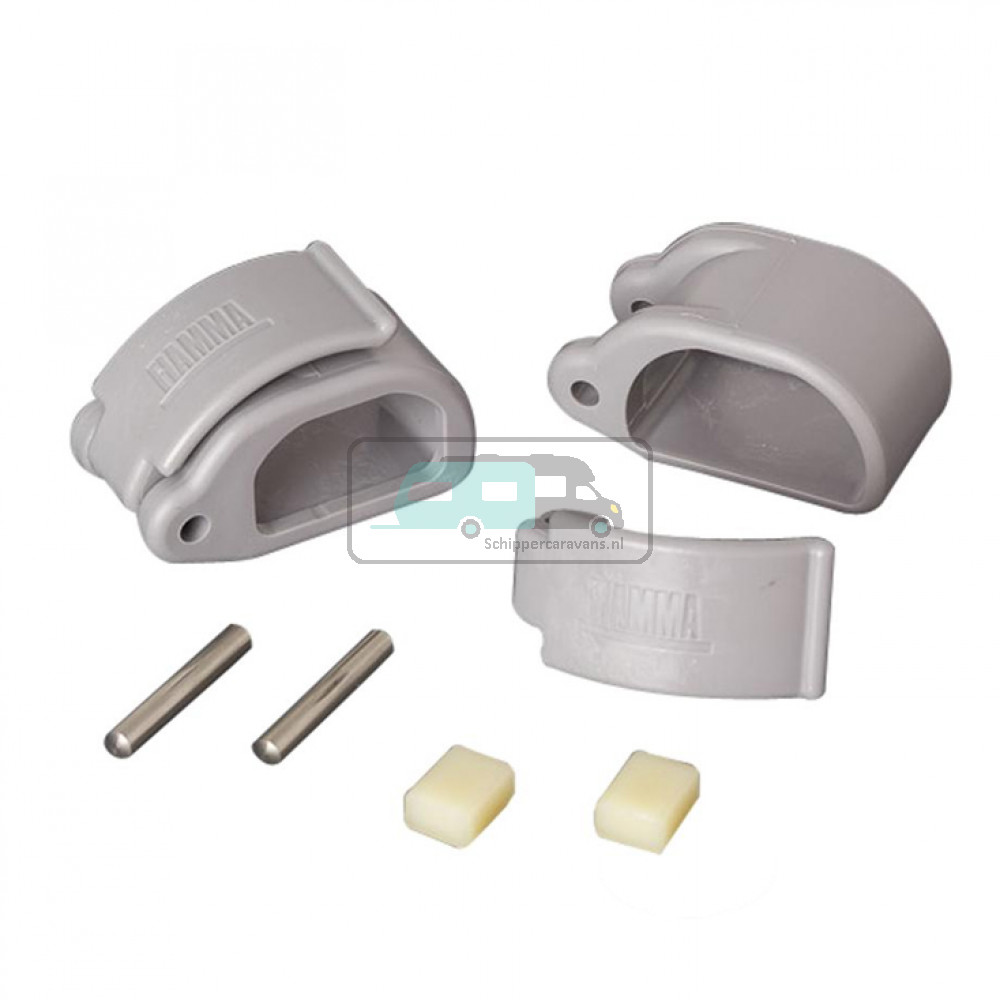 Fiamma vastzetclip Wit poot caravanst v.a. 05
