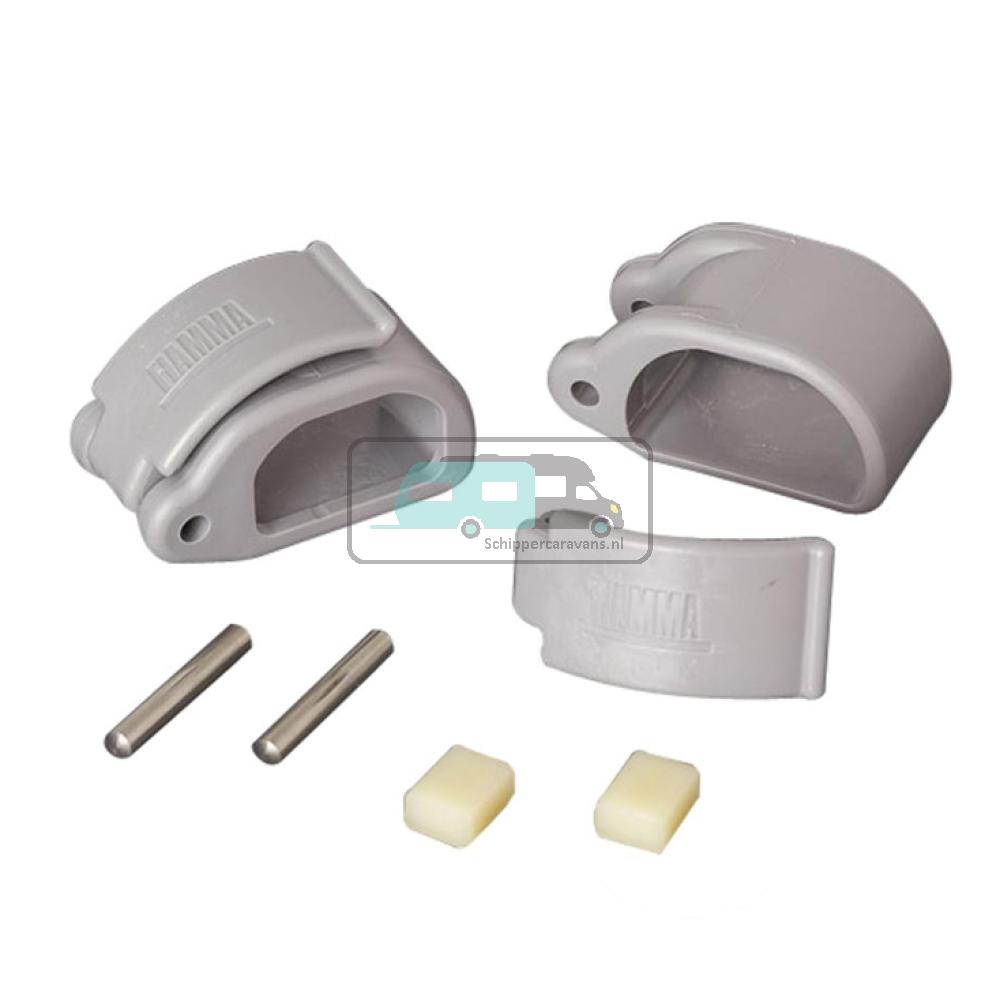 Fiamma vastzetclip Wit poot caravanst v.a. 05