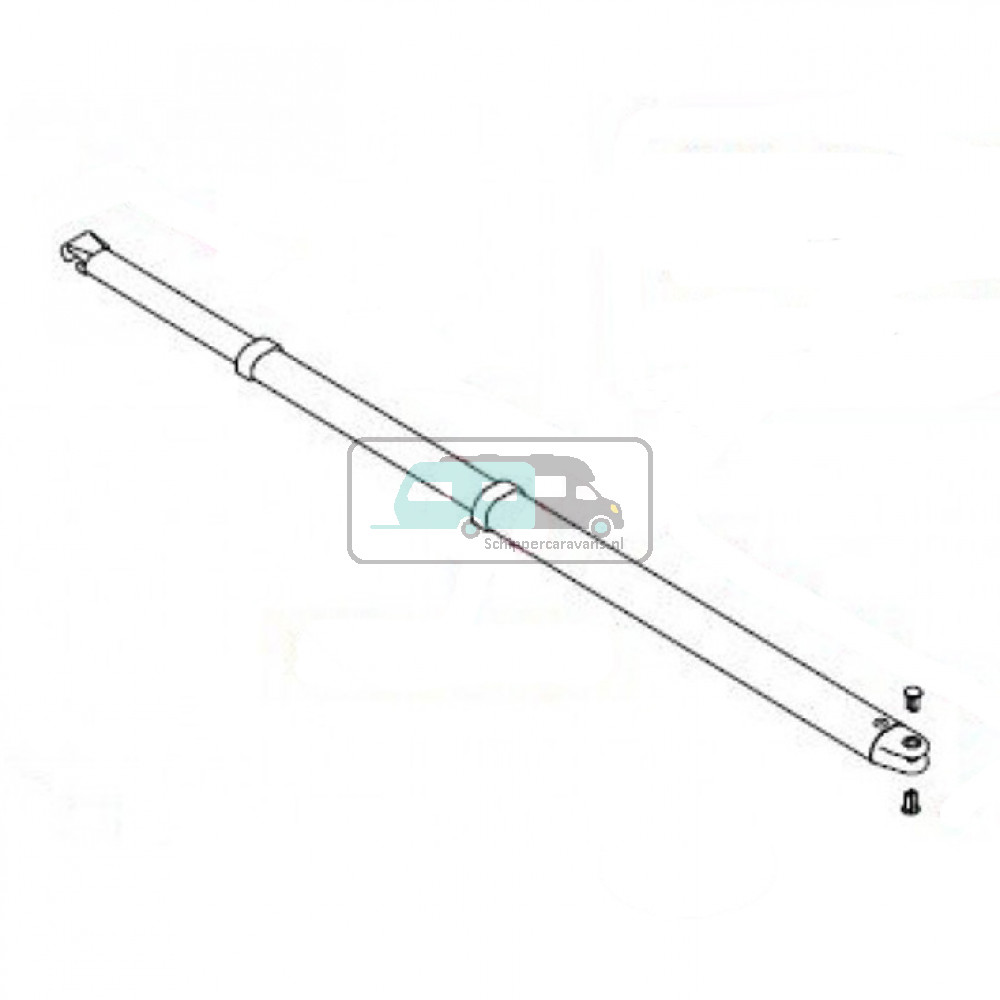 Fiamma huls kunststof CS dakligger 2005-2007