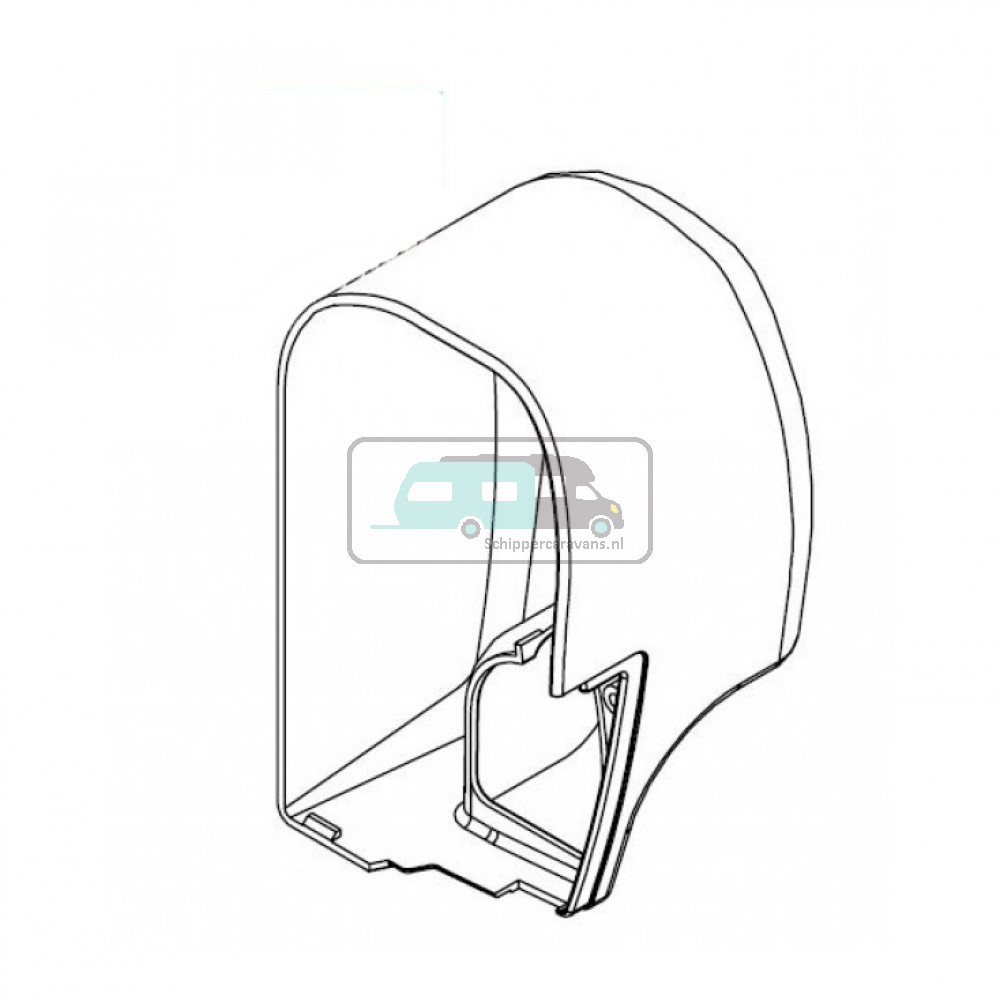 Fiamma right winch cover F45Til Titanium