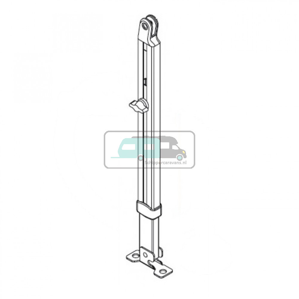 Fiamma rechter staander F65S 3,4 mtr