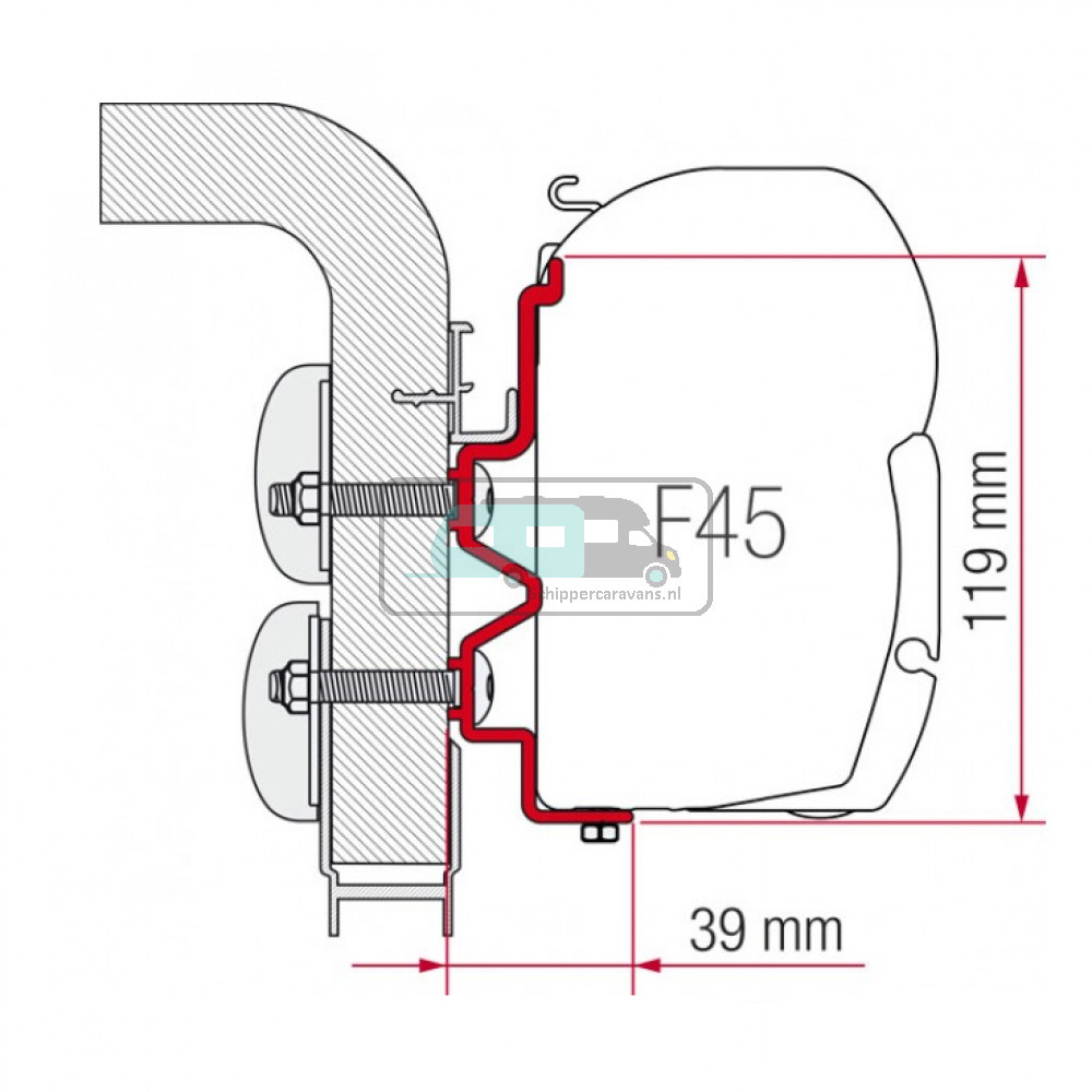 Fiamma Hymer Camp Adapter 300 F45
