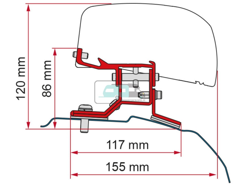 Fiamma Ford Custom Kit H1-L1 >2012 F40Van