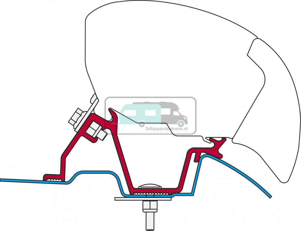 Fiamma Mercedes Sprinter/VW Crafter High Roof Kit H2 >2006 F65/F80