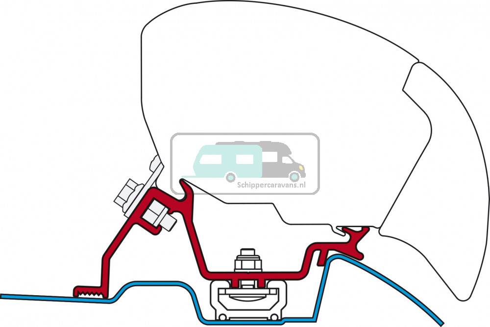 Fiamma Mercedes Sprinter Roof Rail Kit H2 >2006 F65/F80