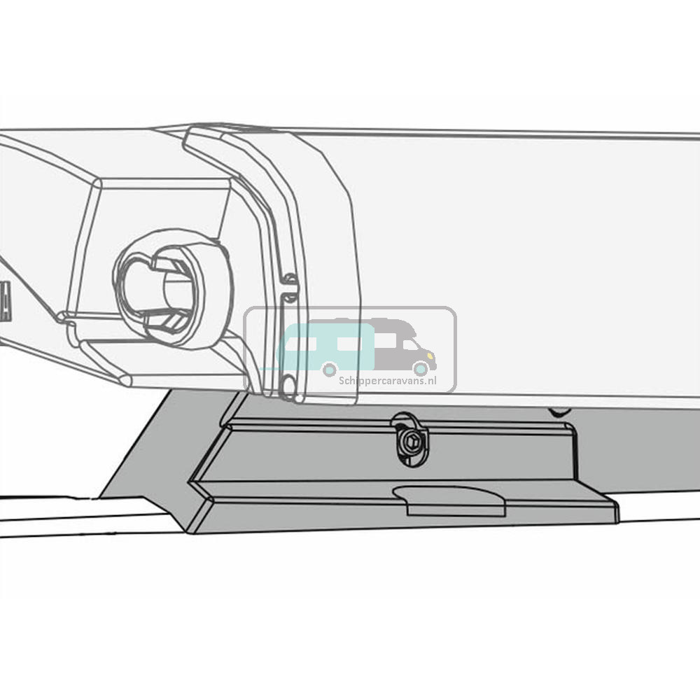 Fiamma Kit Rain Guard + Cover F40 Van Ford Custom L1