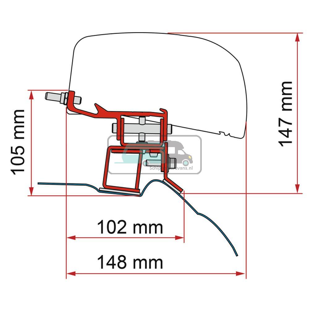 Fiamma Mercedes V Class Kit H1-L2 >2014 F40Van