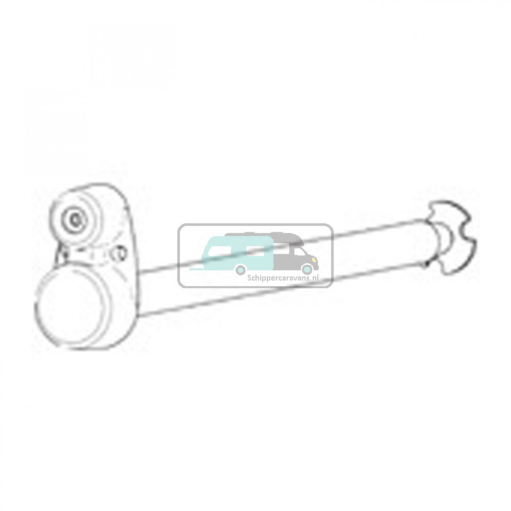 Thule Windscherm Roller Tube Met Eindkap