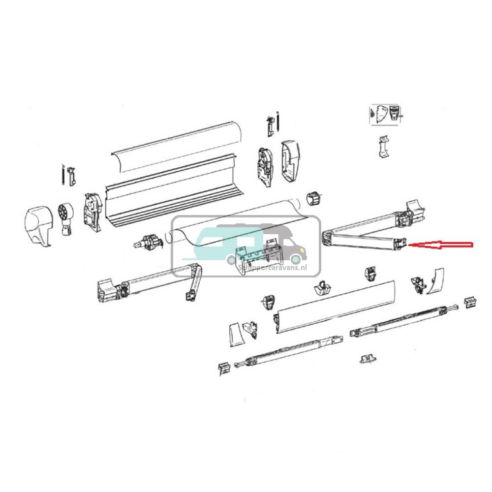 Thule Connection Lead Rail LH+RH 5003